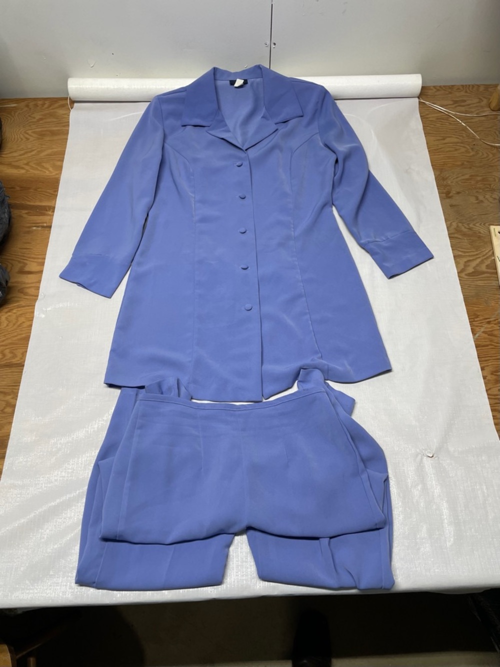 Lavender Longline Women's Blazer and Trousers Set